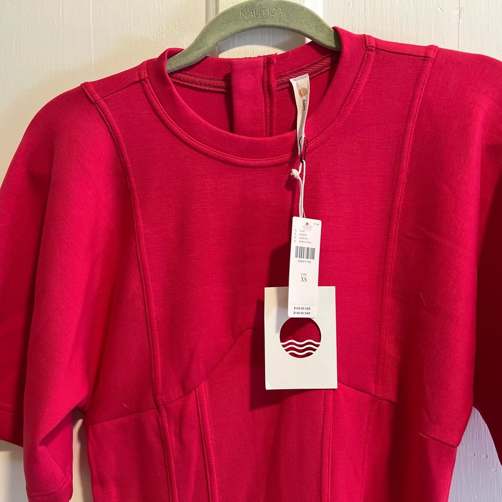 Anthropologie- Daily Practice Short-Sleeve Mini Dress
